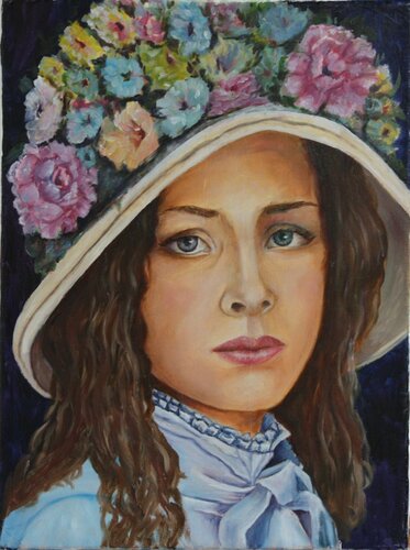 Female portrait par Vita Schagen, Peinture en vente sur Singulart