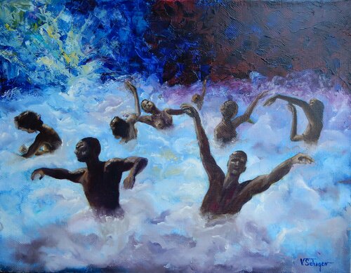 Dance. par Vita Schagen, Peinture en vente sur Singulart