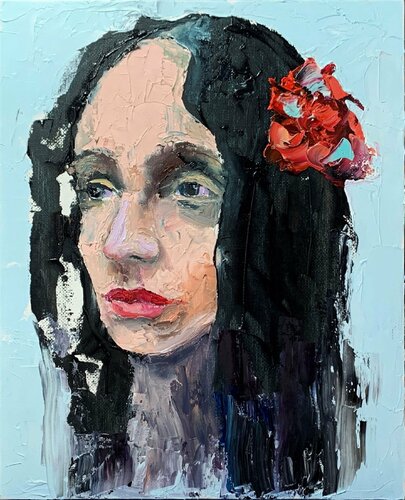 Woman portrait. par Vita Schagen, Peinture en vente sur Singulart