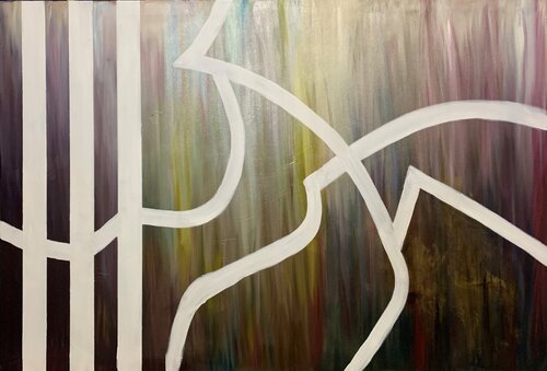 Abstract painting. di Vita Schagen, Pittura in vendita su Singulart