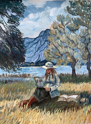 Inspired by Van Gogh.#2 by Vita Schagen, Painting for Sale on Singulart