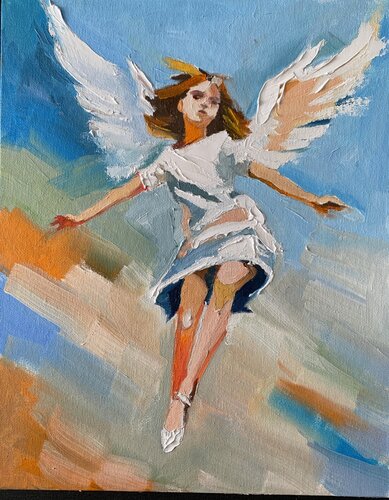 Angel №7. von Vita Schagen, Malerei kaufen auf Singulart
