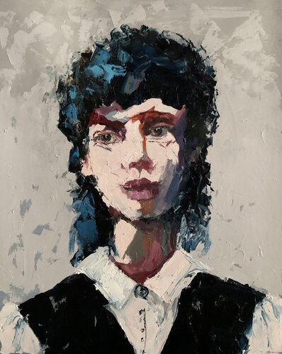 Female's portrait. di Vita Schagen, Pittura in vendita su Singulart