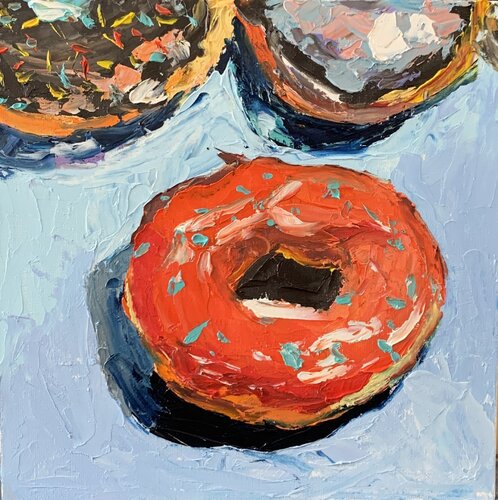 Donuts. still life. von Vita Schagen, Malerei kaufen auf Singulart