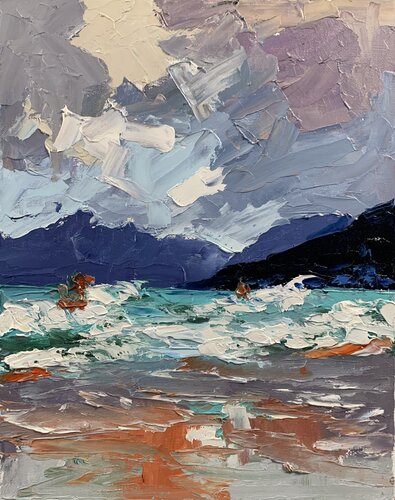 Seascape. Landscape. par Vita Schagen, Peinture en vente sur Singulart