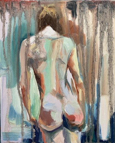 Naked woman. by Vita Schagen, Painting for Sale on Singulart