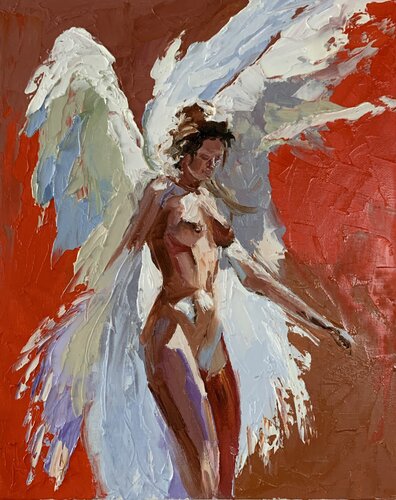 Angel №12. par Vita Schagen, Peinture en vente sur Singulart