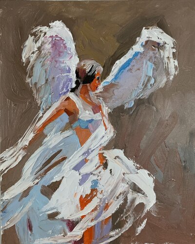 Angel №16. par Vita Schagen, Peinture en vente sur Singulart
