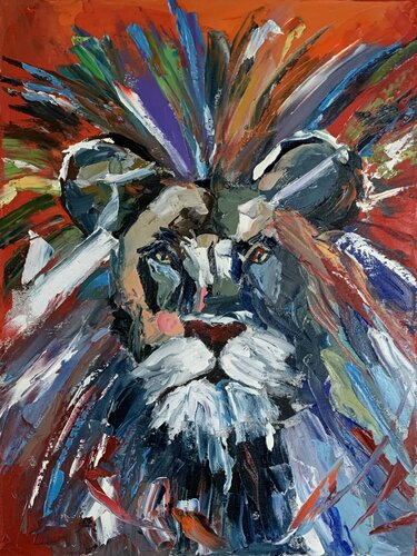 Lion. von Vita Schagen, Malerei kaufen auf Singulart