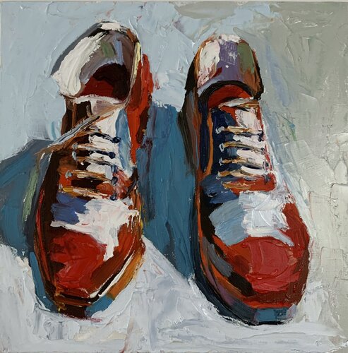 Red man shoes. Vita Schagen