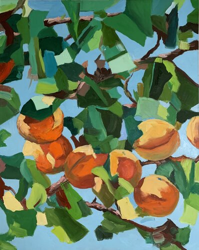 Apricot garden. von Vita Schagen, Malerei kaufen auf Singulart