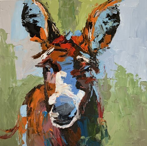 Donkey. par Vita Schagen, Peinture en vente sur Singulart