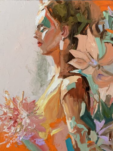Romantic dreams. di Vita Schagen, Pittura in vendita su Singulart