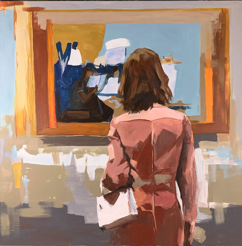 In a museum. #5 van Vita Schagen, Schilderij te koop op Singulart