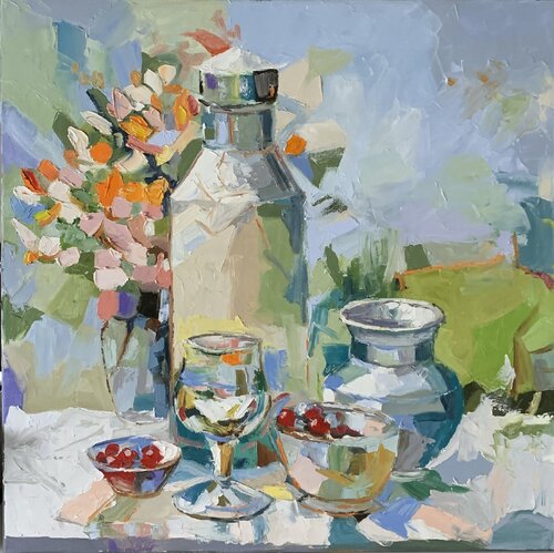 Tender morning. still life. von Vita Schagen, Malerei kaufen auf Singulart