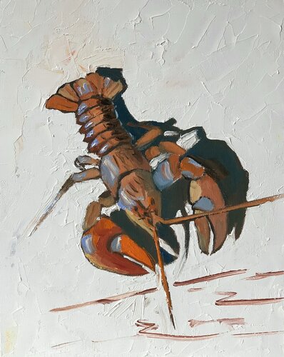 Lobster. by Vita Schagen, Painting for Sale on Singulart