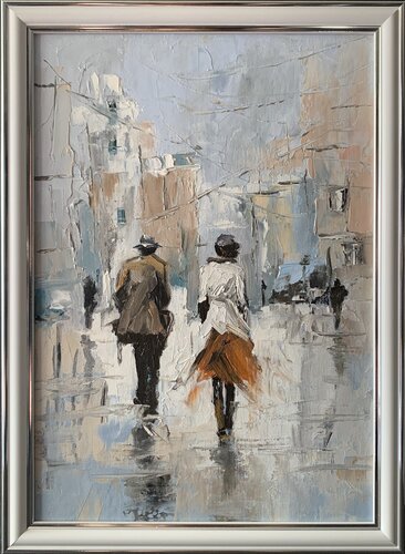 Winter in Paris. di Vita Schagen, Pittura in vendita su Singulart