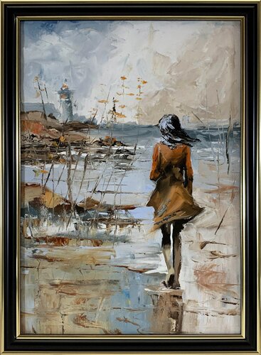 Towards the Lighthouse. par Vita Schagen, Peinture en vente sur Singulart