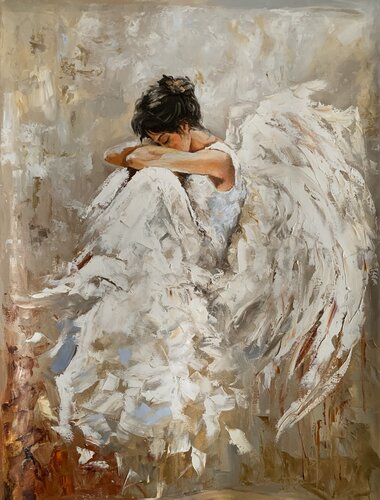 Angel №21. par Vita Schagen, Peinture en vente sur Singulart