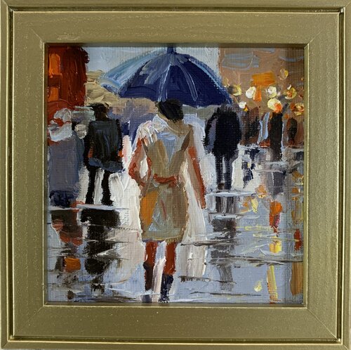 Rainy Day Romance. by Vita Schagen, Painting for Sale on Singulart