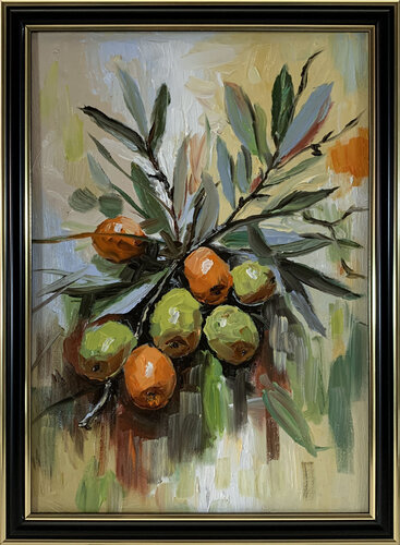 Olive branch. van Vita Schagen, Schilderij te koop op Singulart