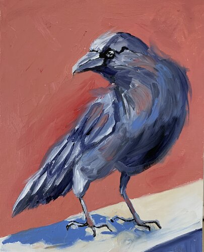 Raven. par Vita Schagen, Peinture en vente sur Singulart