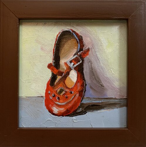 Still life with a Little Red Shoe. Vita Schagen