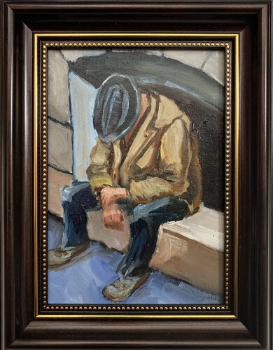 Break in life. par Vita Schagen, Peinture en vente sur Singulart