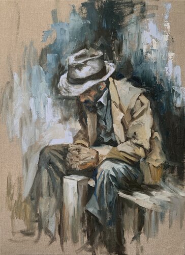 Solitude. de Vita Schagen, Pintura a la venta en Singulart