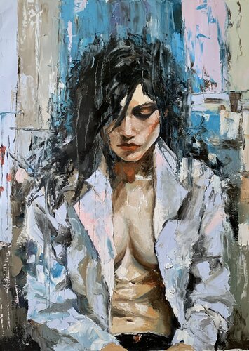 Finding Balance, Silent Recovery par Vita Schagen, Peinture en vente sur Singulart