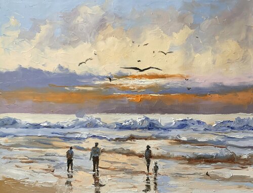 Sunset beach stroll. Vita Schagen