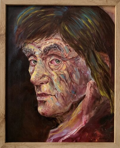 Shadowed Contemplation.#2 by Vita Schagen, Painting for Sale on Singulart