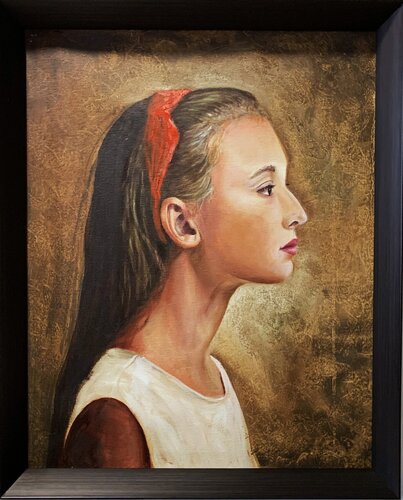 Golden Echoes of Ballet. di Vita Schagen, Pittura in vendita su Singulart