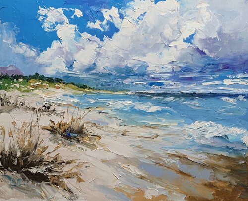 Coastal Skies. by Vita Schagen, Painting for Sale on Singulart
