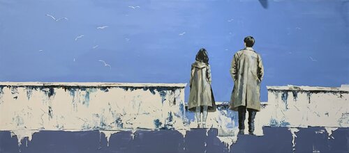 The Edge of Freedom. di Vita Schagen, Pittura in vendita su Singulart