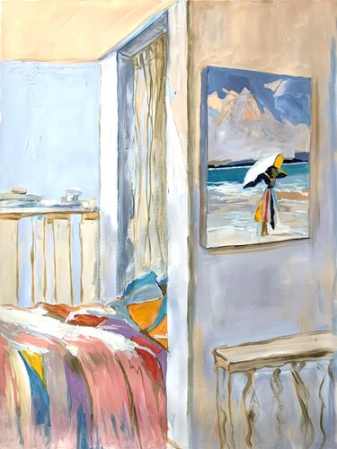 Morning Breeze. Coastal Interior. by Vita Schagen, 油畫 for Sale on Singulart