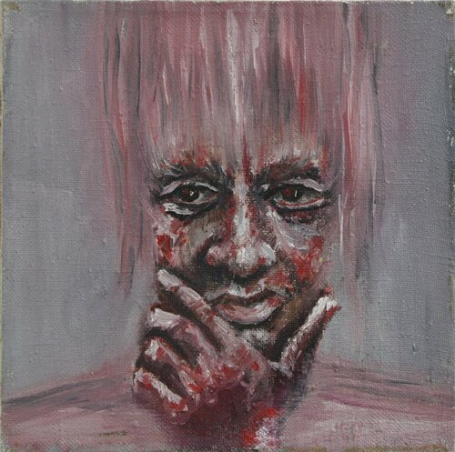 Portrait of Composer Igor Stravinsky par Vita Schagen, Peinture en vente sur Singulart