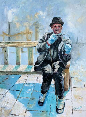 Detective. de Vita Schagen, Pintura a la venta en Singulart