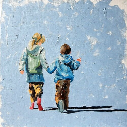 Kids par Vita Schagen, Peinture en vente sur Singulart