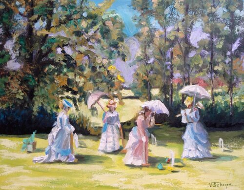 Game par Vita Schagen, Peinture en vente sur Singulart