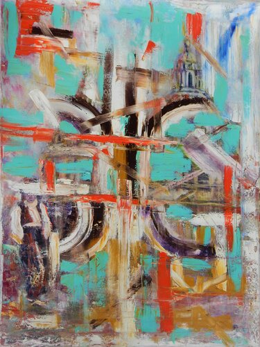 Abstract painting. par Vita Schagen, Peinture en vente sur Singulart
