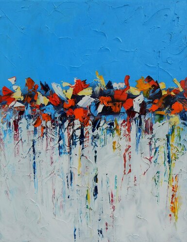 Abstract Landscape. di Vita Schagen, Pittura in vendita su Singulart