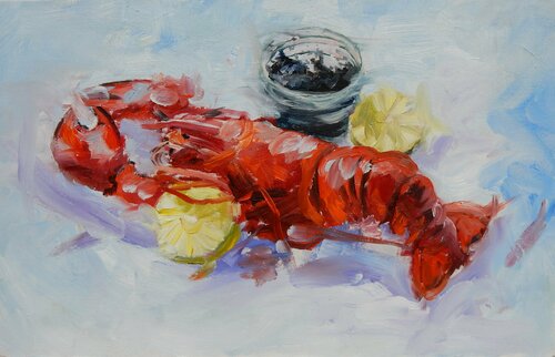 Breakfast. Still life. par Vita Schagen, Peinture en vente sur Singulart