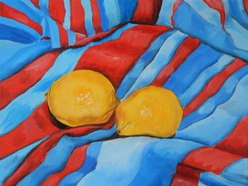 Lemons. par Vita Schagen, Peinture en vente sur Singulart