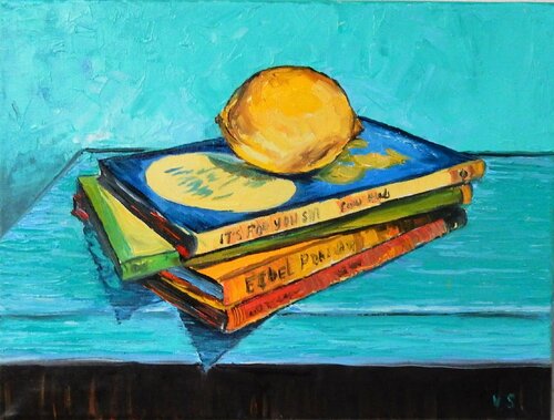 Lemon and books. Vita Schagen