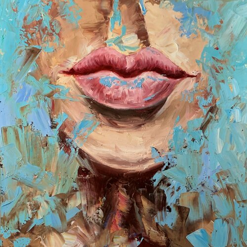 Lips par Vita Schagen, Peinture en vente sur Singulart