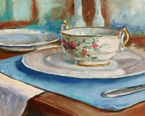 Still life with a cup. Vita Schagen