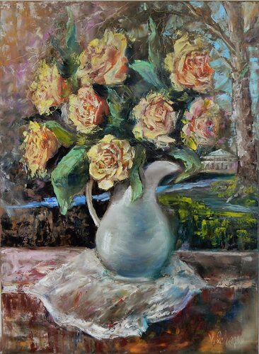 Roses. di Vita Schagen, Pittura in vendita su Singulart