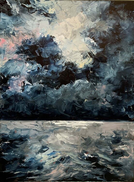 Night seascape. Vita Schagen