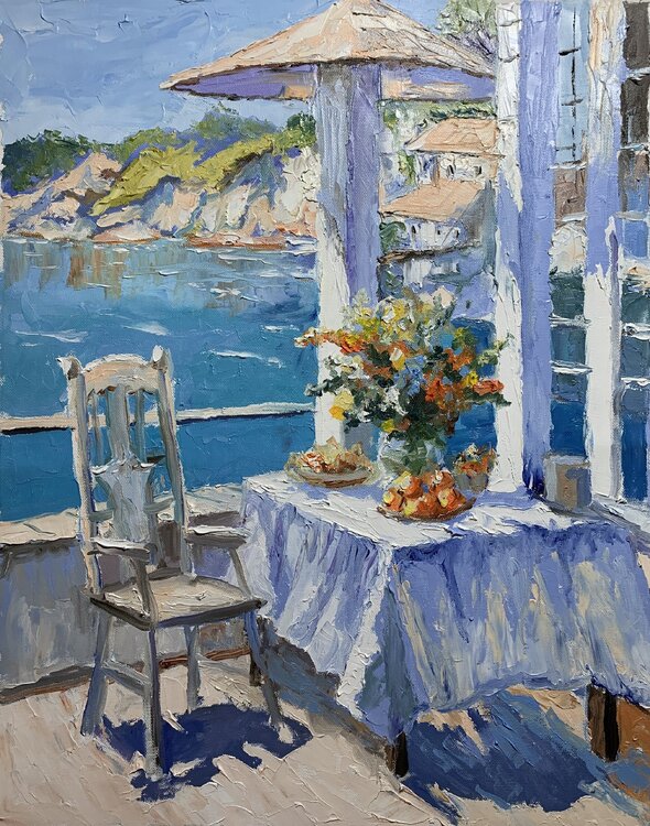 Mediterranean Morning Glow. Vita Schagen